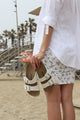 mumka-Calzado-mujer-Sandalias Correa Brillo Blanco