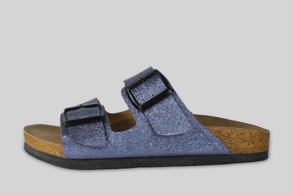 mumka-Calzado-mujer-Sandalias Correa Brillo Azul