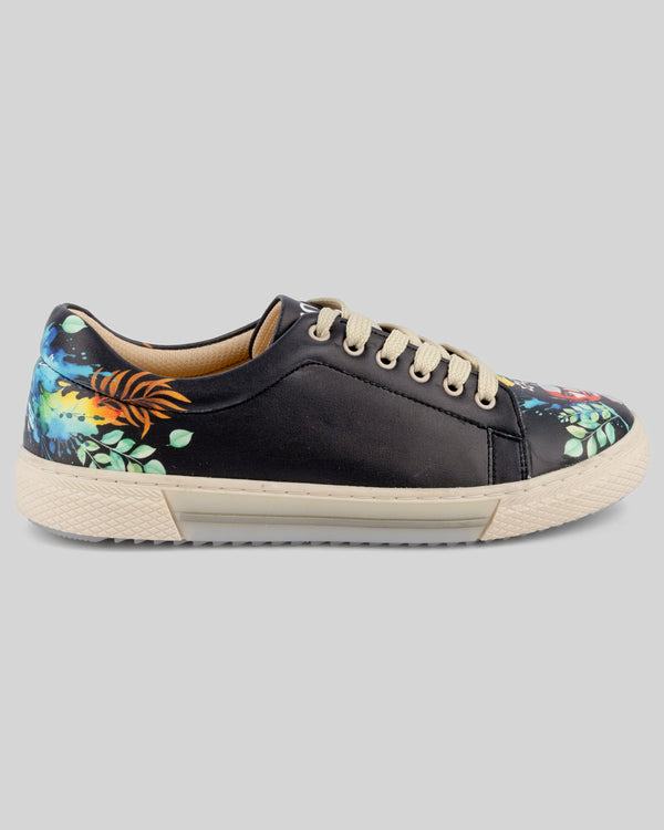 mumka-Calzado-mujer-Zapatillas de Frida Kahlo Black